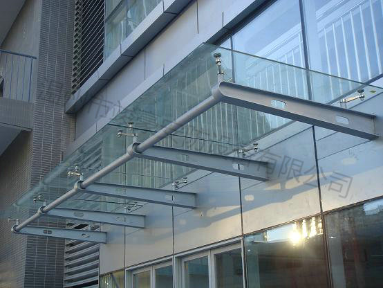 钢结构玻璃雨棚